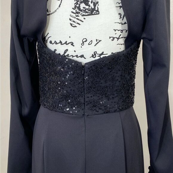 Amsale Stretch crepe gown size 10 - Picture 11 of 13